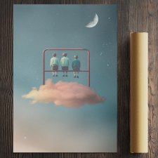 Plakat minimalistyczny - Trzepak ( A3 - 29,7x42 cm )