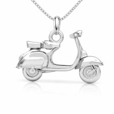 SKUTER VESPA- naszyjnik srebro 925