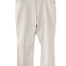 Plus size spodnie chino chinosy beżowe kremowe vintage