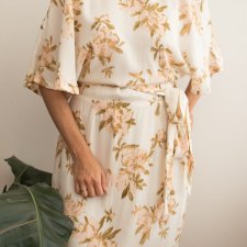 sukienka w kwiaty S Ganni