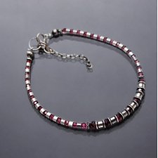 Żmijka vol. 4 /garnet/ - bransoletka