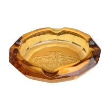 Popielniczka szklana reklamowa Texier Weinbrand, Niemcy, lata 70.
