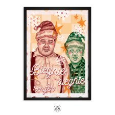 Plakat - Renifer (Miodowe lata) 30x40 cm