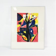 Grafika- litografia, Helle Thorborg, Dania lata 60.