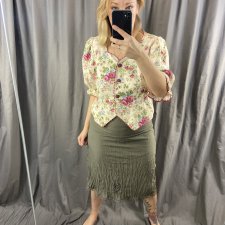 khaki spódnica