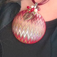 Naszyjnik / wisiorek handmade z gliny polimerowej