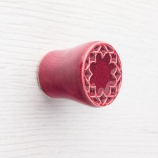 Ceramiczna gałka do mebli wiśniowa, wz.14