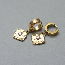 Alloys Collection Coins /vintage rose/  - kolczyki