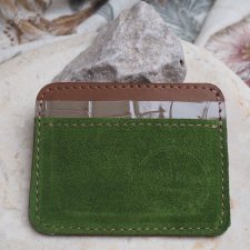 Skórzany CARDHOLDER | etui na karty i dokumenty | Domilkowy Domek
