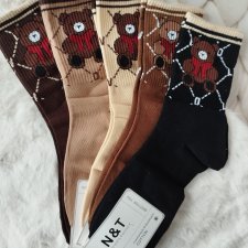 5 x Skarpetki damskie bawełniane 35-38