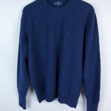Peter Scott Scotland męski sweter wool  / 46 - XL