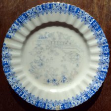 Talerz Deserowy China Blau - porcelana vintage
