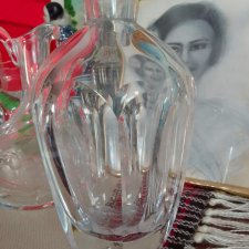 KOLEKCJONERSKIE DEKORACYJNE SZKŁO RETRO VINTAGE FLAKON WAZON KARAFKA  Orrefors, Szwecja