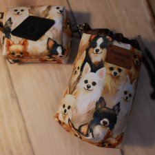 Zestaw saszetka na smaczki i woreczki # chihuaua