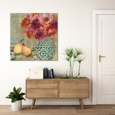 Obraz na płótnie do salonu Letni Bukiet format 80x80cm 03194