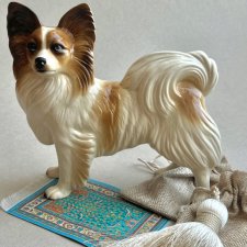 Rarytas! ❤ Vintage Coopercraft ❤ Papillon Dog - Spaniel