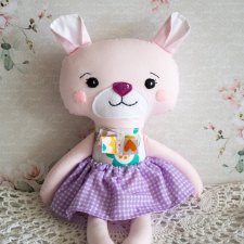 Miś średni - romantyczny - Julka - 32 cm