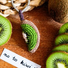 Brelok kiwi handmade