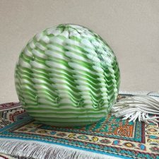 Wyjątkowy!!! Vintage Murano Glass Twisted swirl Ribbons ❀ڿڰۣ❀ Art Glass Paperweight ❀ڿڰۣ❀ Przycisk do papieru