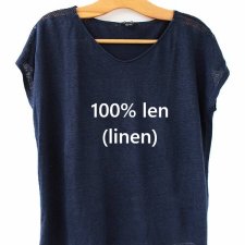 exclusive 100% linen T-shirt